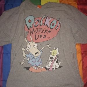 vintage nickolodeon rocko’s modern life tee